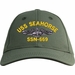 USS Seahorse SSN-669 with Dolphins Custom Embroidered Cap