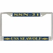 USS Seawolf SSN-21 License Plate Frame