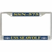 USS Seawolf SSN-575 License Plate Frame