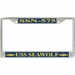 USS Seawolf SSN-575 License Plate Frame