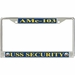 USS Security AMc-103 License Plate Frame
