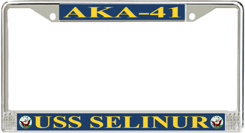 USS Selinur AKA-41 License Plate Frame
