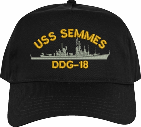 USS Semmes DDG-18 Custom Embroidered Cap