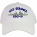 USS Semmes DDG-18 Custom Embroidered Cap