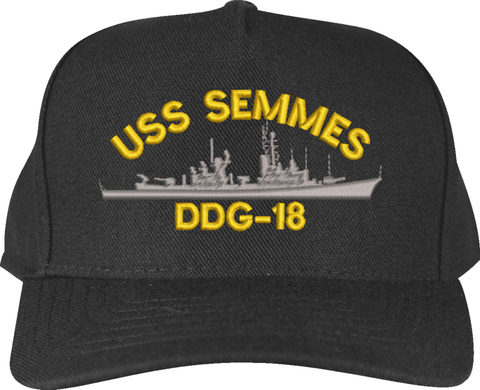 USS Semmes DDG-18 Custom Embroidered Cap