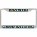 USS Sentinel AM-113 License Plate Frame