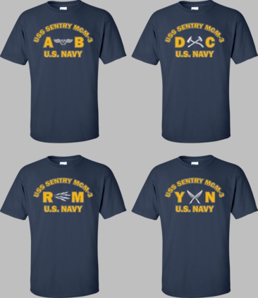 USS SENTRY MCM-3 Rates Apparel