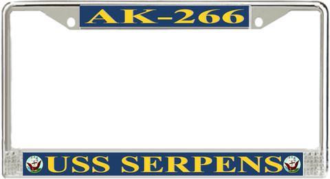 USS Serpens AK-266 License Plate Frame
