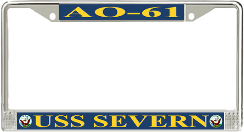 USS Severn AO-61 License Plate Frame