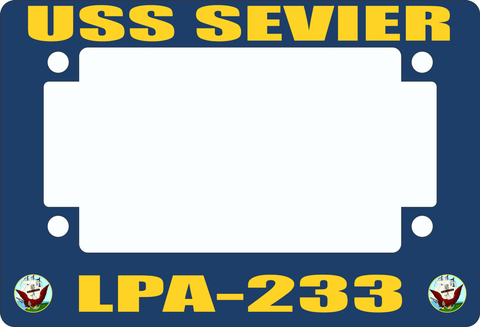 USS Sevier LPA-233 Motorcycle Frame
