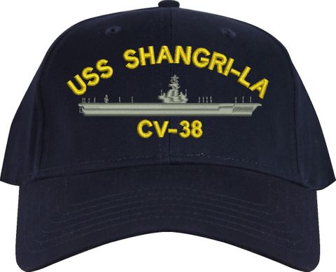 USS Shangri La CV-38 Imported Cap