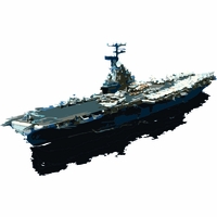 USS Shangri-La CV-38 Merchandise Thumbnail Illustration
