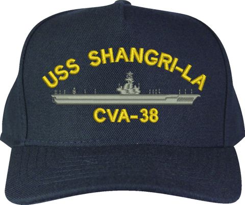 USS Shangri La CVA-38 U.S. Made Cap