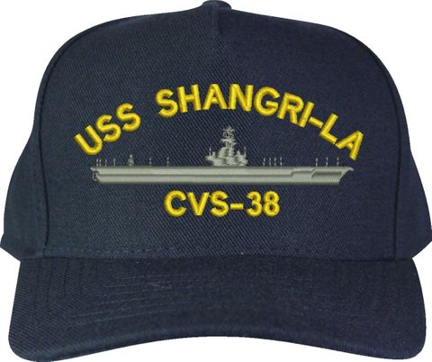 USS Shangri La CVS-38 U.S. Made Cap