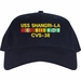 USS Shangri-La CVS-38 with Vietnam Service Ribbons Embroidered Cap