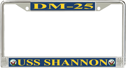 USS Shannon DM-25 License Plate Frame