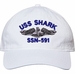USS Shark SSN-591 with Dolphins Unstructured Dad Cap