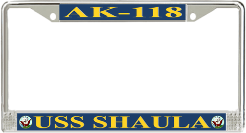 USS Shaula AK-118 License Plate Frame