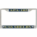 USS Shelby APA-105 License Plate Frame