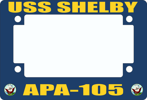 USS Shelby APA-105 Motorcycle Frame