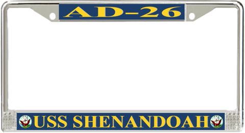 USS Shenandoah AD-26 License Plate Frame