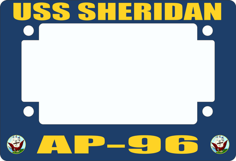 USS Sheridan AP-96 Motorcycle Frame