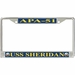 USS Sheridan APA-51 License Plate Frame