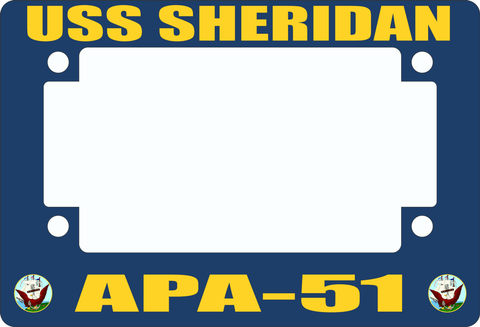 USS Sheridan APA-51 Motorcycle Frame