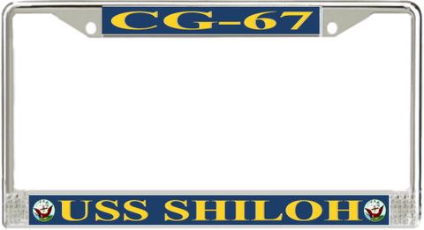 USS Shiloh CG-67 License Plate Frame