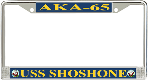 USS Shoshone AKA-65 License Plate Frame