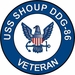 USS Shoup DDG-86 Veteran Decal Sticker