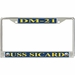 USS Sicard DM-21 License Plate Frame