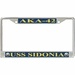 USS Sidonia AKA-42 License Plate Frame