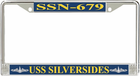 USS Silversides SSN-679 License Plate Frame