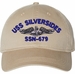 USS Silversides SSN-679 with Dolphins Unstructured Dad Cap