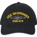 USS Silversides SSN-679 with Dolphins Unstructured Dad Cap