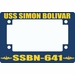 USS Simon Bolivar SSBN-641 Motorcycle Frame