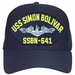 USS Simon Bolivar SSBN-641 ( Silver Dolphins ) Submarine Enlisted Cap