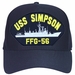 USS Simpson FFG-56 Ship Cap