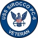USS Sirocco PC-6 Veteran Decal Sticker
