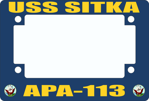 USS Sitka APA-113 Motorcycle Frame