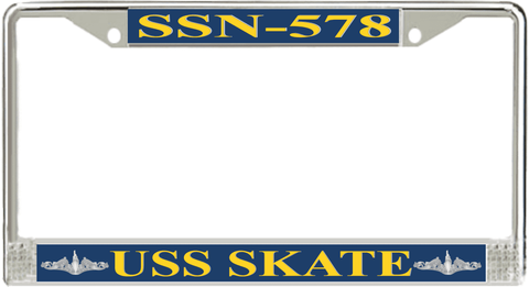 USS Skate SSN-578 License Plate Frame