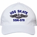USS Skate SSN-578 with Dolphins Unstructured Dad Cap