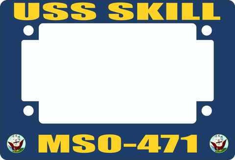 USS Skill MSO-471 Motorcycle Frame