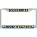 USS Skimmer MHC-41 License Plate Frame