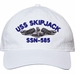 USS Skipjack SSN-585 with Dolphins Unstructured Dad Cap