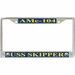 USS Skipper AMc-104 License Plate Frame