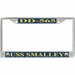 USS Smalley DD-565 License Plate Frame