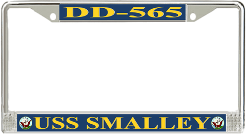 USS Smalley DD-565 License Plate Frame