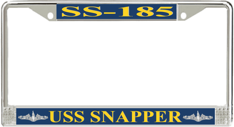 USS Snapper SS-185 License Plate Frame
